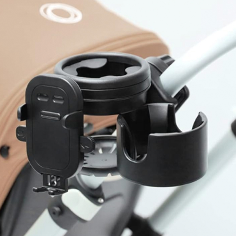 3-in-1 Baby Stroller Cup Holder with Phone Mount