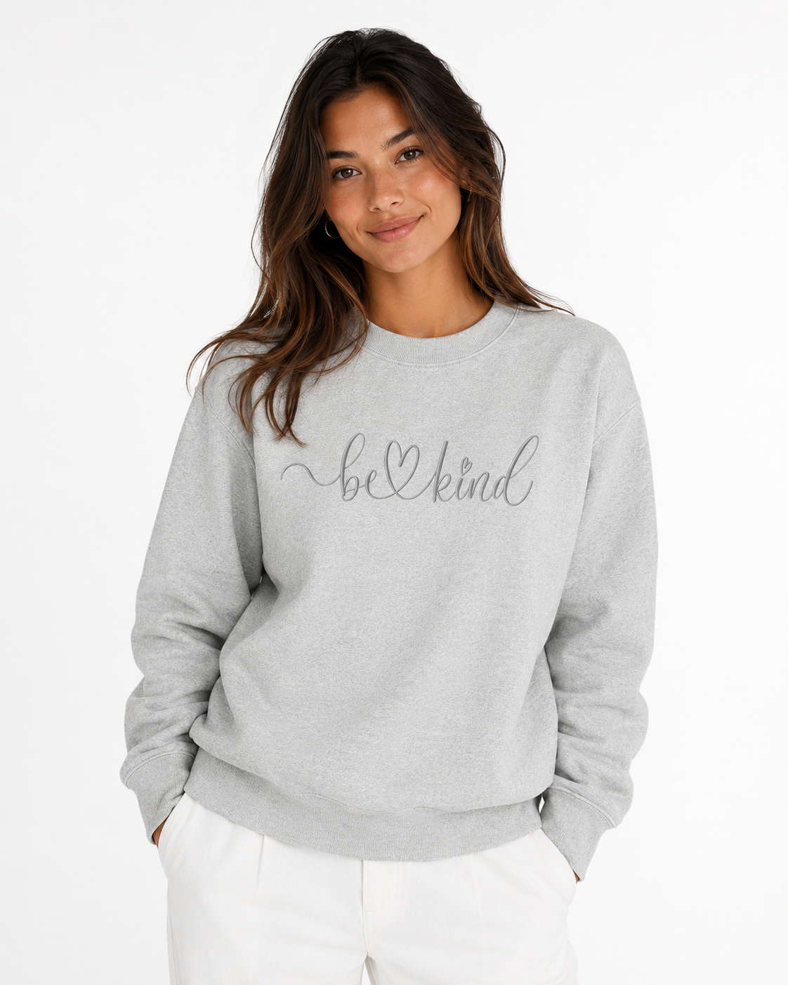 21% off on Ladies Be Kind Crewneck Sweatshirt | OneDayOnly