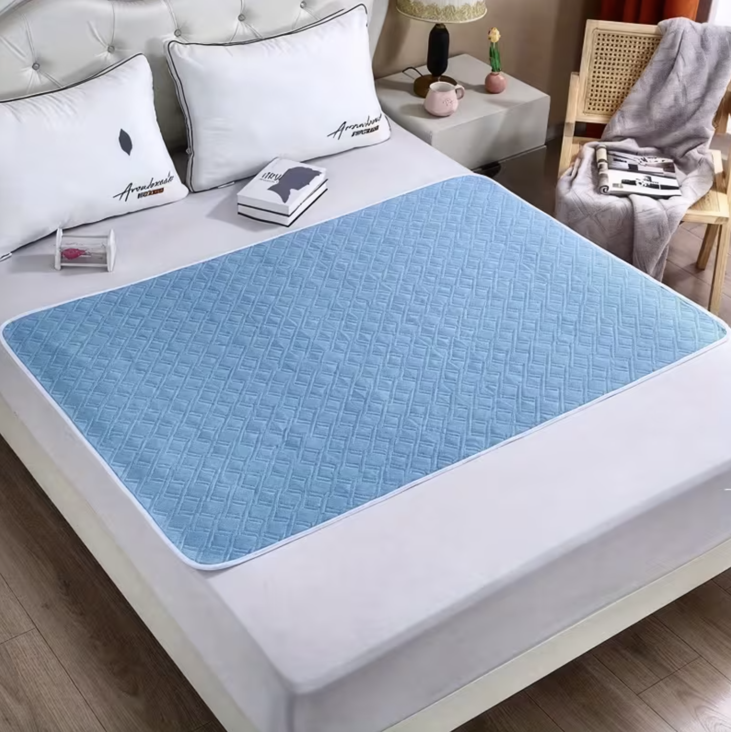 Reusable Absorbent Bed Protector Pad