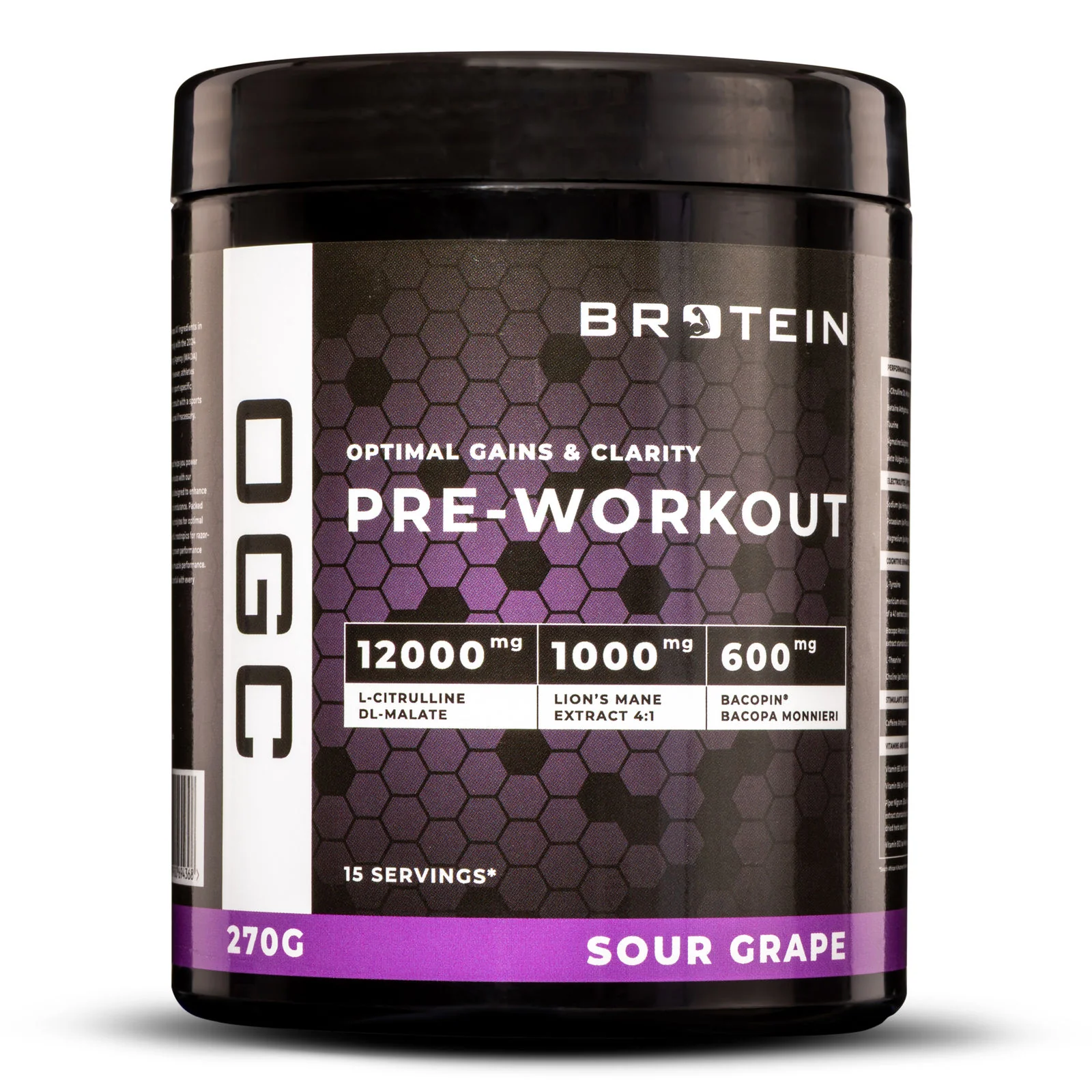 270g Sour Grape OGC Pre-Workout