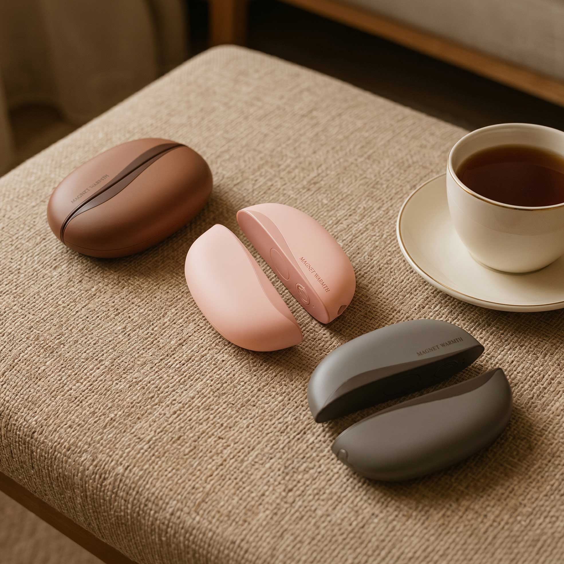 Coffee Bean Rechargeable Magnetic Hand Warmer
