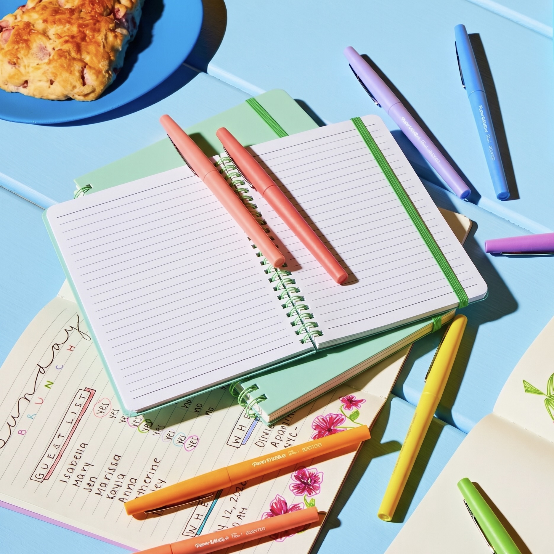 Flair Felt Tip Marker and Journal Set