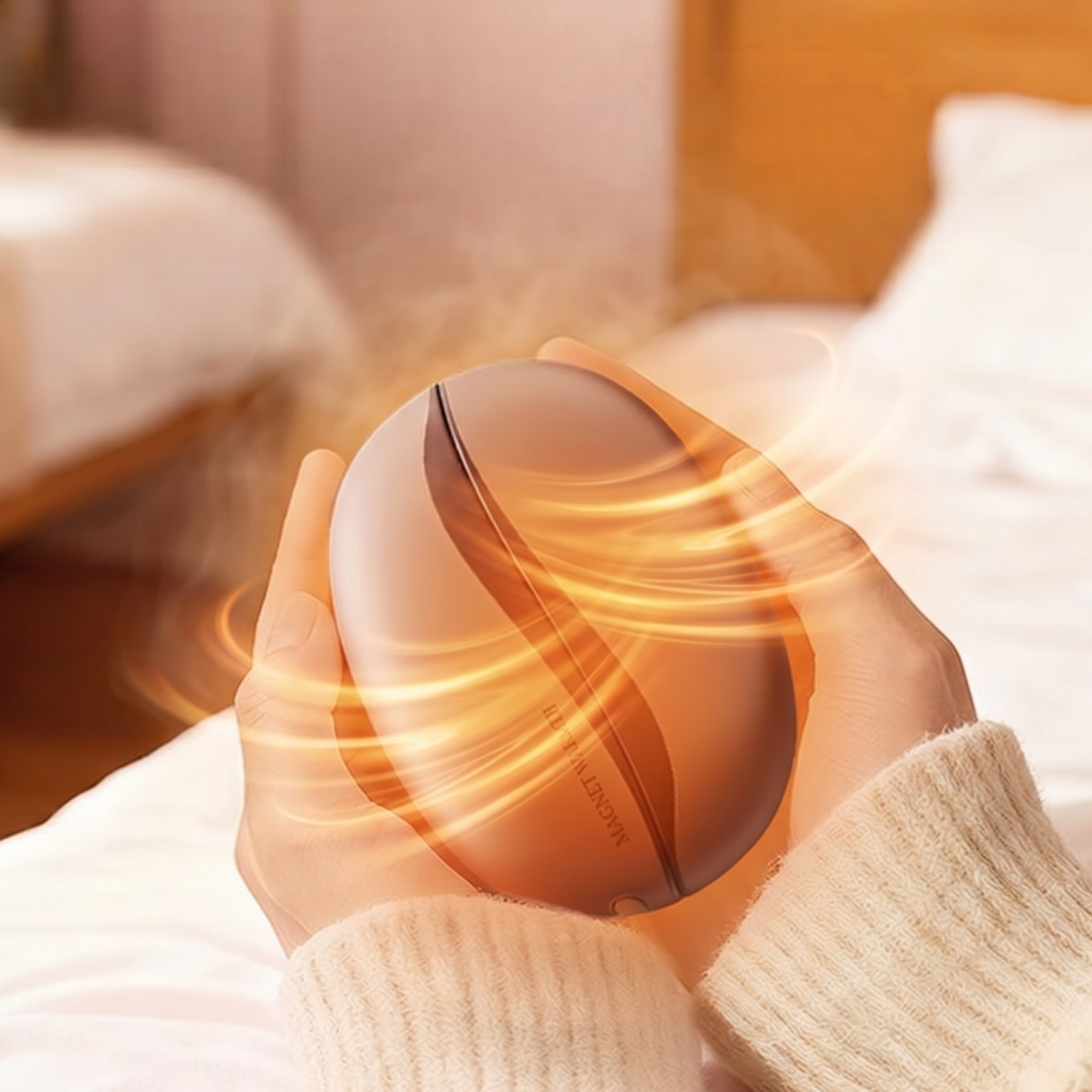 Coffee Bean Rechargeable Magnetic Hand Warmer