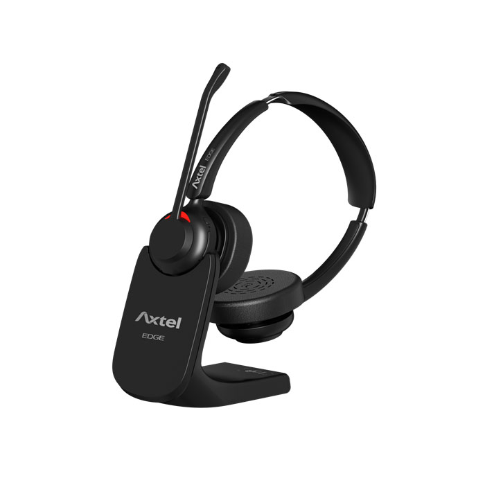 Edge Bluetooth Wireless Headset with Charging Stand