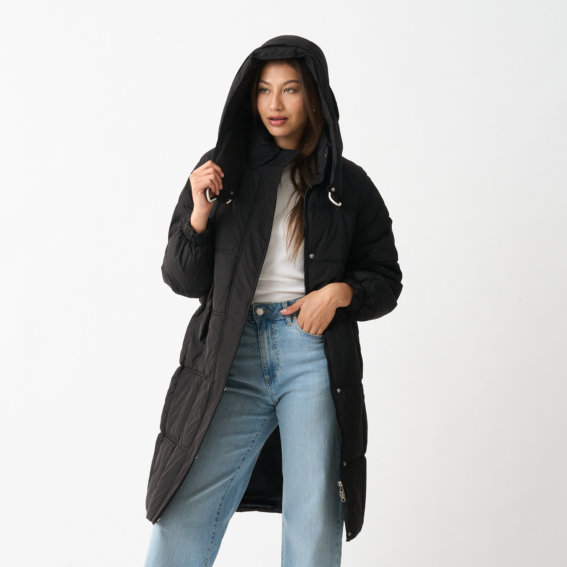 ジャケット・アウター 00s goa hoodie puffer jacket mods coat Hooded Puffer Jacket Charcoal | Jackets | Ackermans