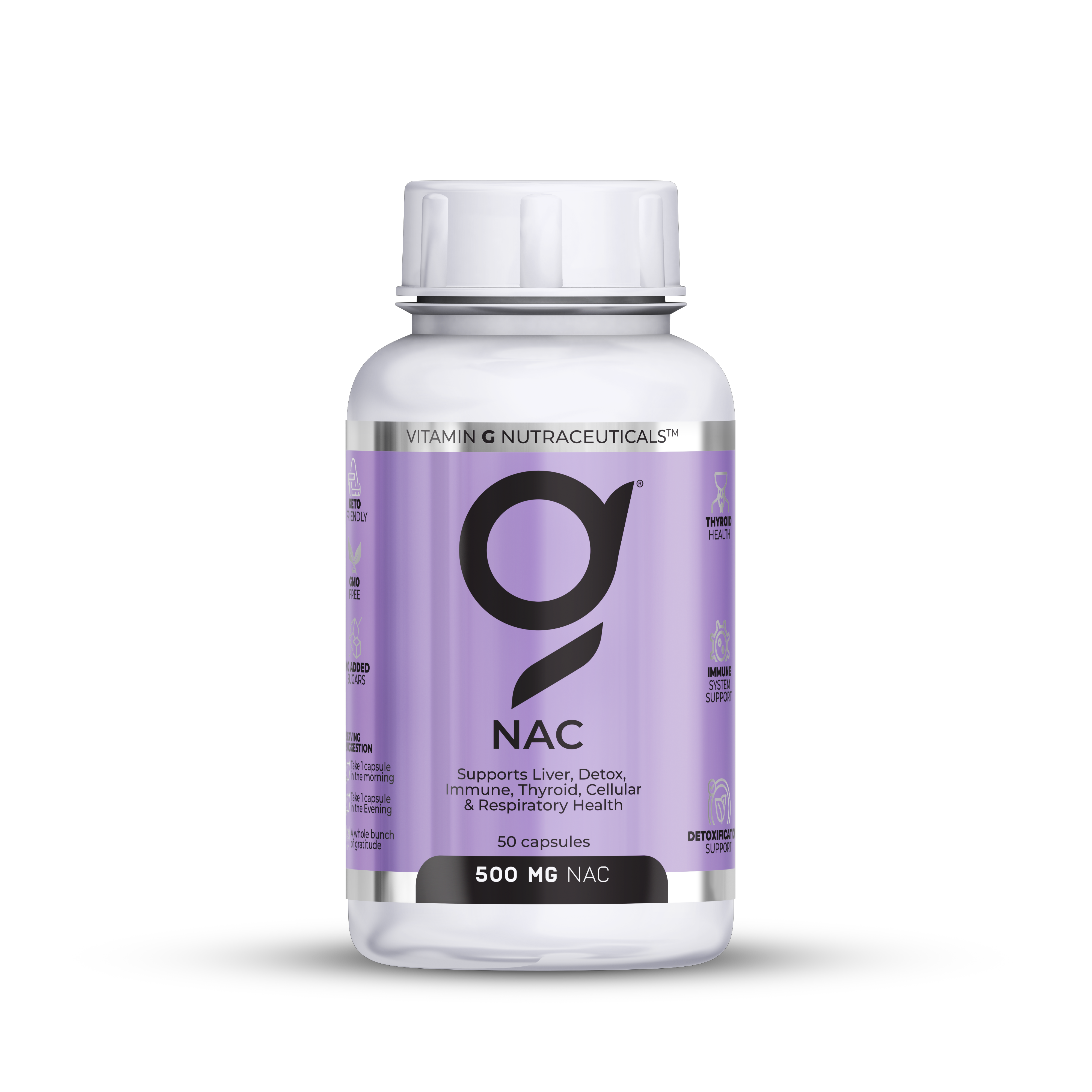 500mg NAC Capsules (50's)