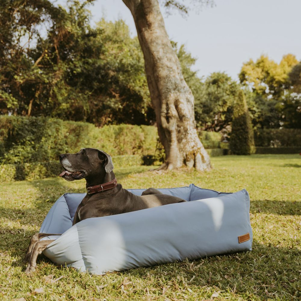 Koletto Teal Hi-Rise Kuddler Pet Bed