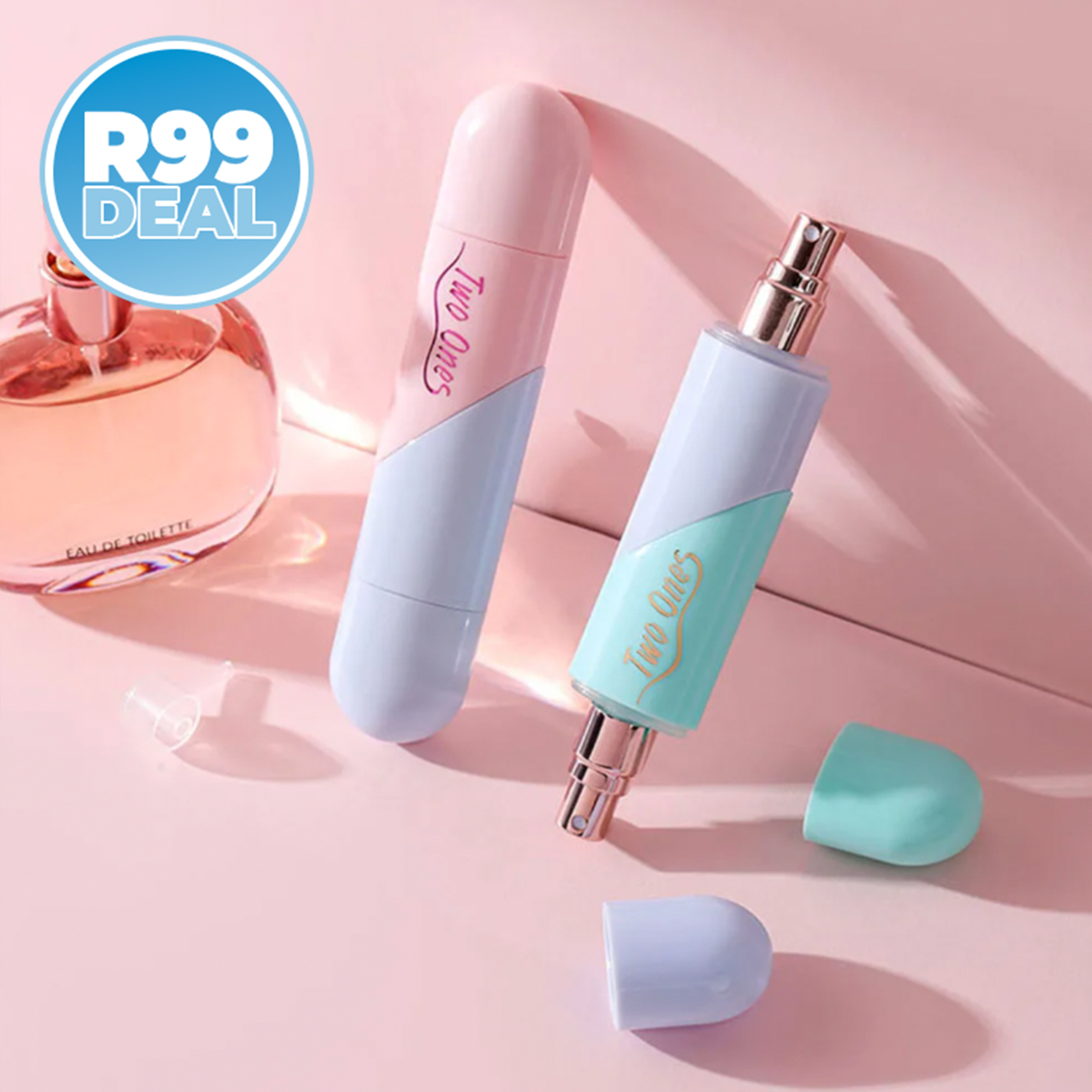 TwinScents 2-in-1 Refillable Travel Perfume Bottle — R99 on OneDayOnly (was R300)