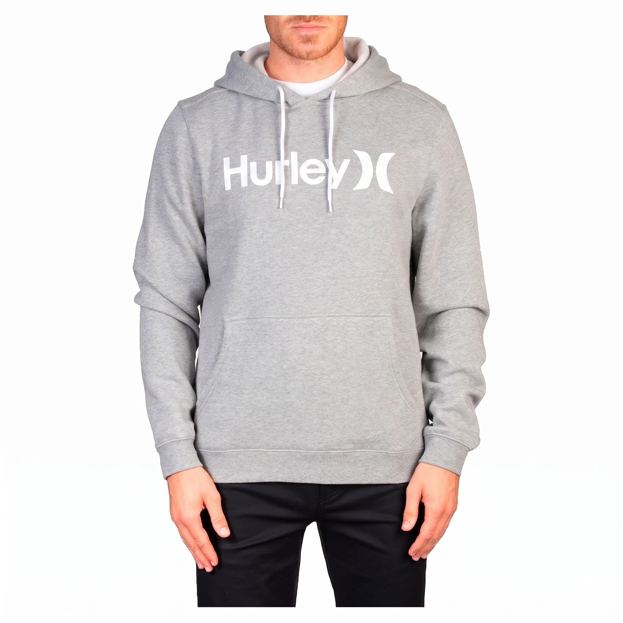 Heather Grey/White