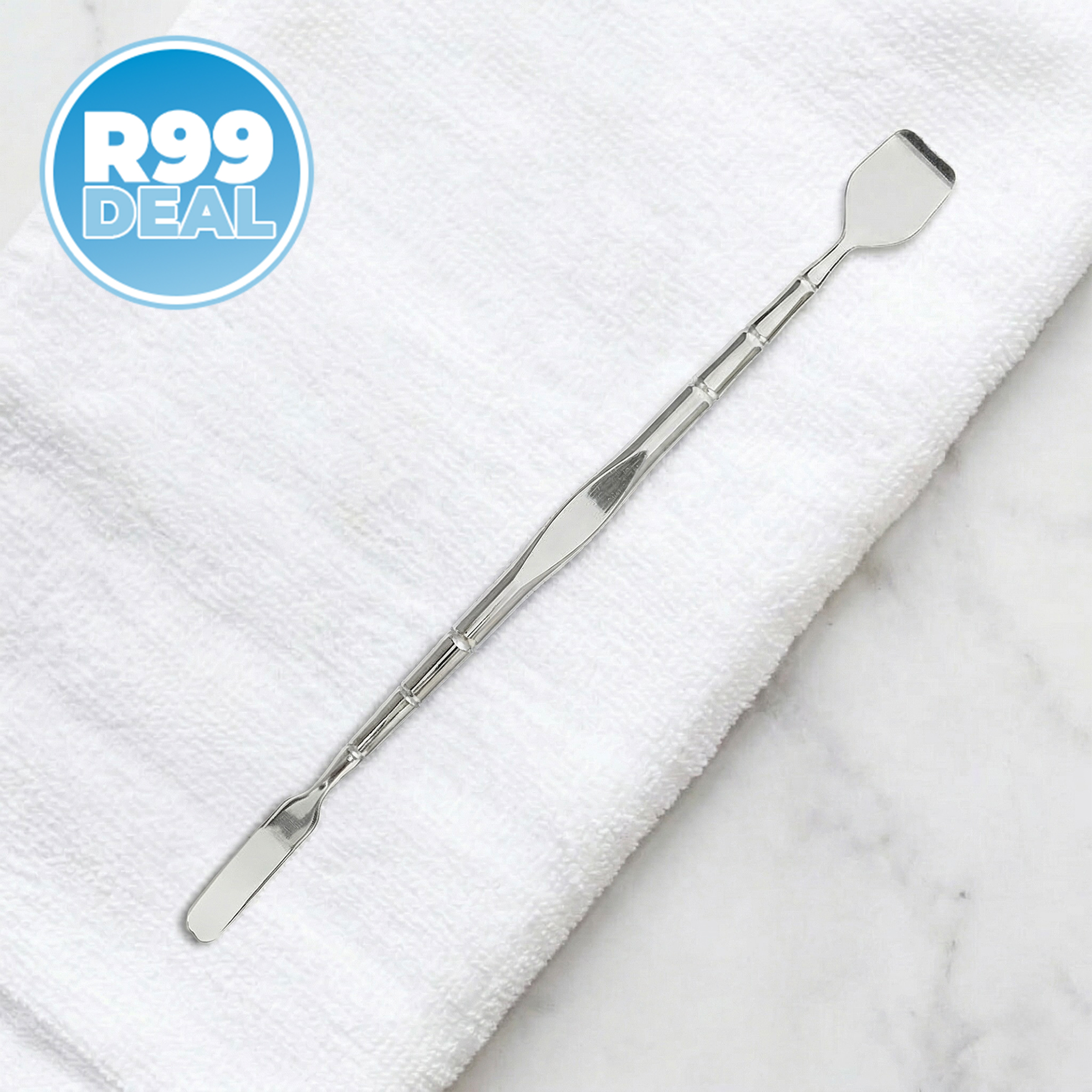 2x Stainless Steel Double-Ended Blackhead Remover Tools