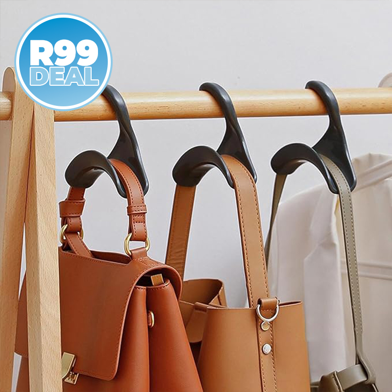 10x Wardrobe Hanger Hooks