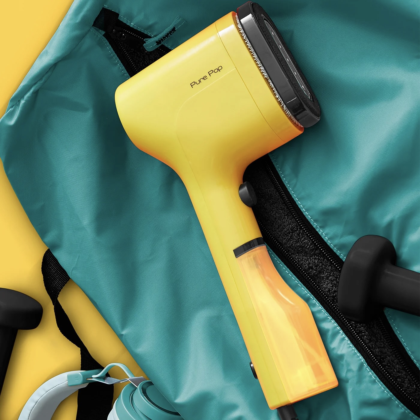 Tefal 1300W Yellow Pure POP Garment Steamer — R799 on OneDayOnly (was R1400)