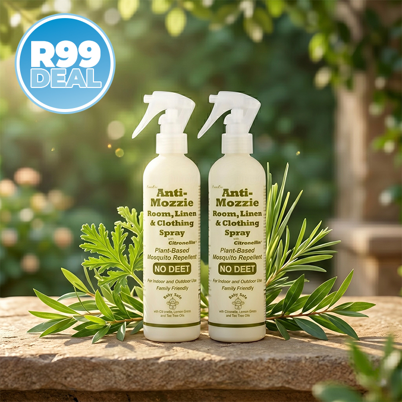 2x 250ml Anti-Mozzie Room, Linen & Clothing Sprays