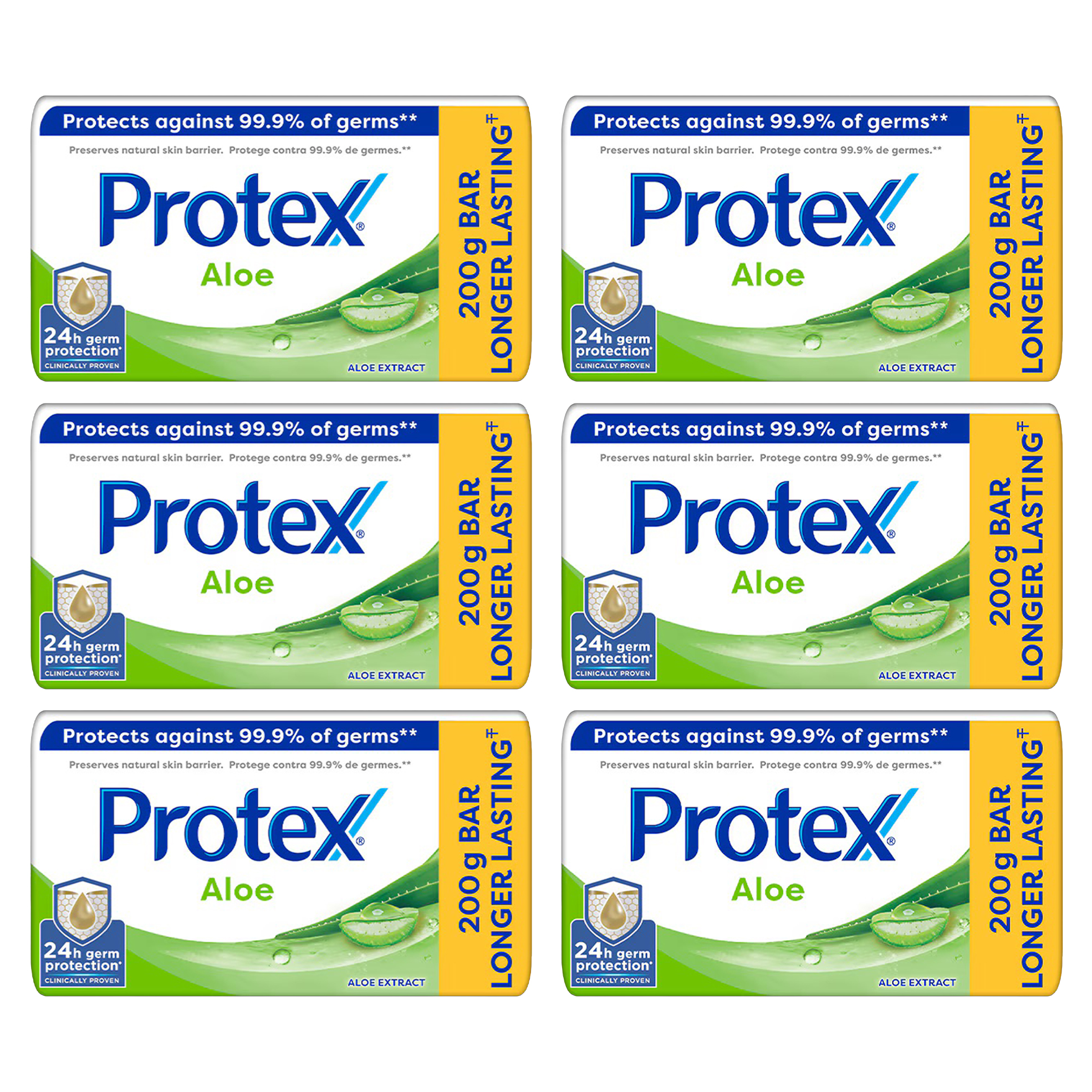 6x 200g Anti-Germ Soap Bars