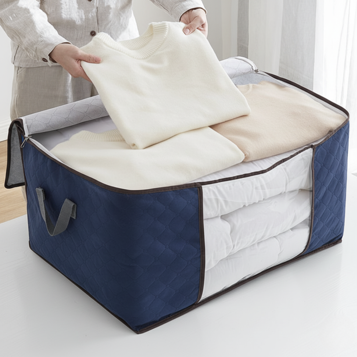 4x Extra Large Heavy Duty Foldable Storage Bags