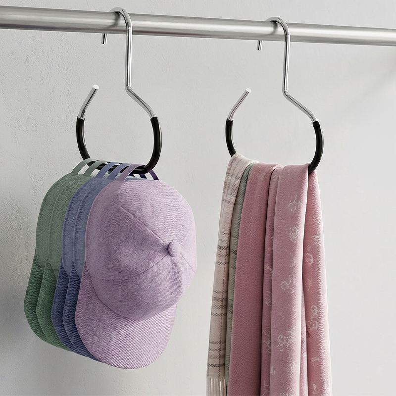 5x Non-Slip Cap Organizer Hangers