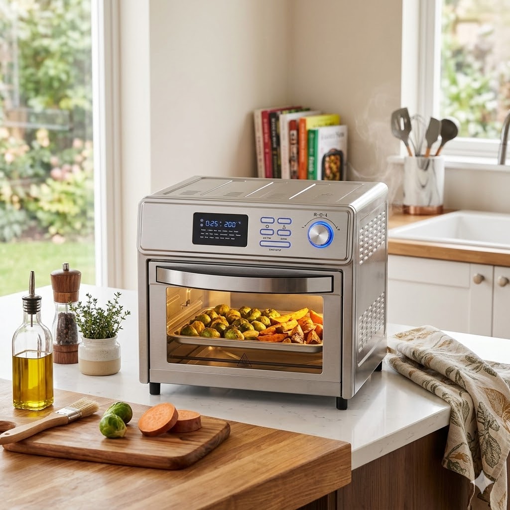 25 Litre Air Fryer Oven with Rotisserie (Model: MAO002)