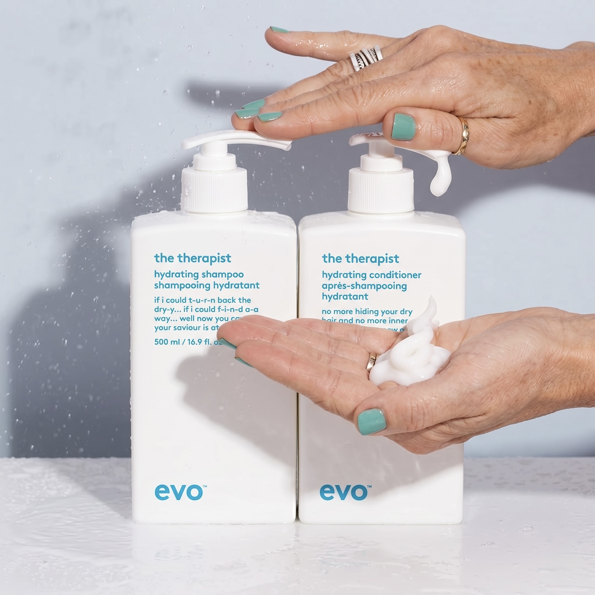 2-Piece Shampoo and Conditioner The Therapist Hydrating Buddies Set