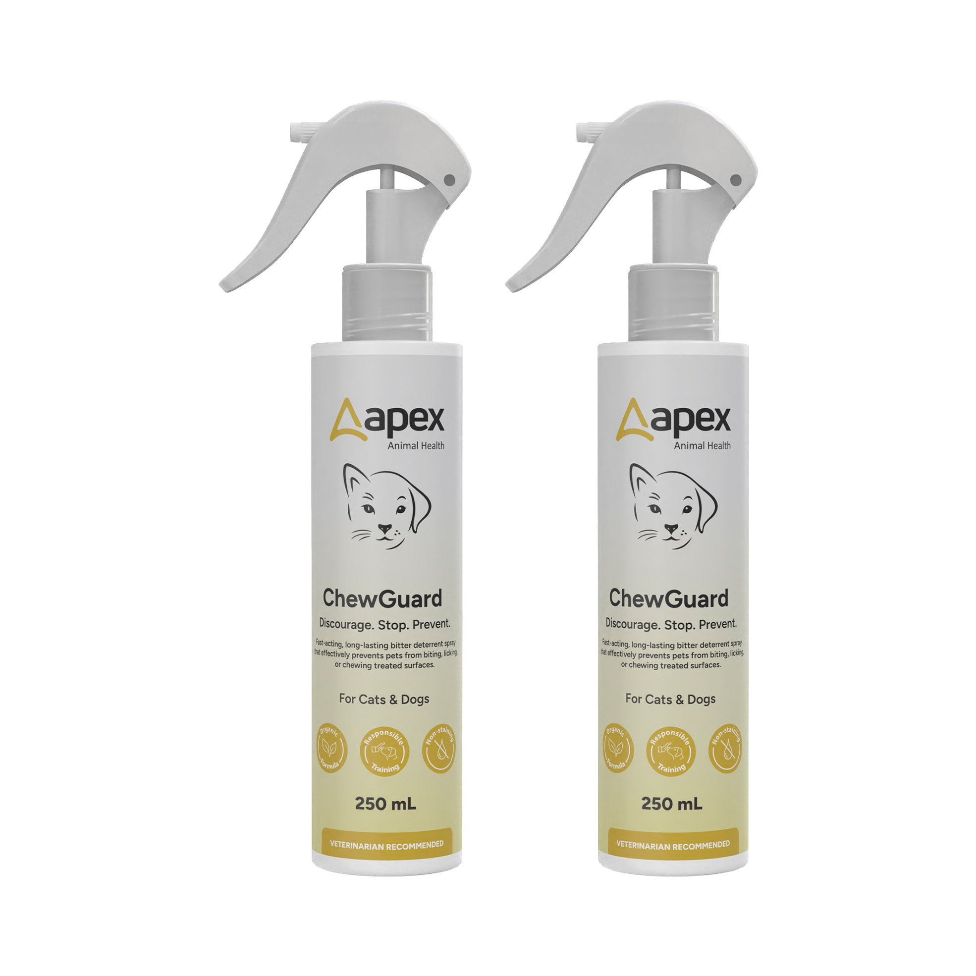 2x 250ml ChewGuard For Cats and Dogs