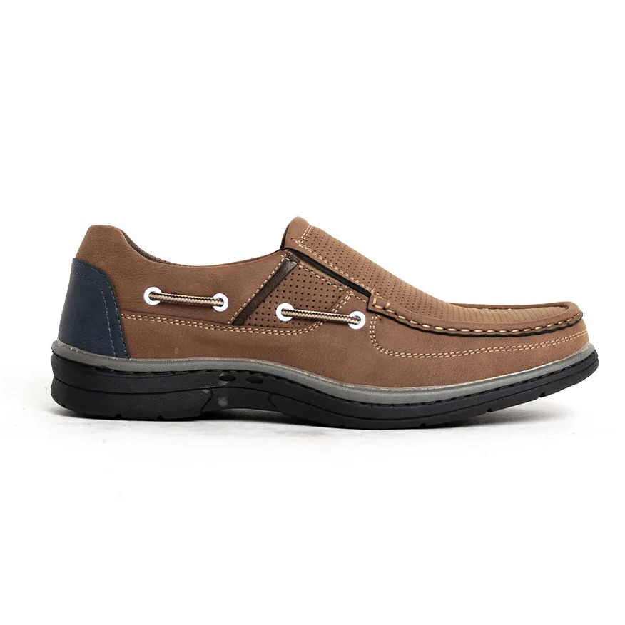 Men's Tan Synthetic Leather Deck Boat Shoes