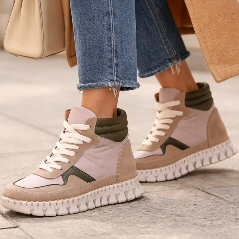 Ladies Genuine Leather Adore Sneakers