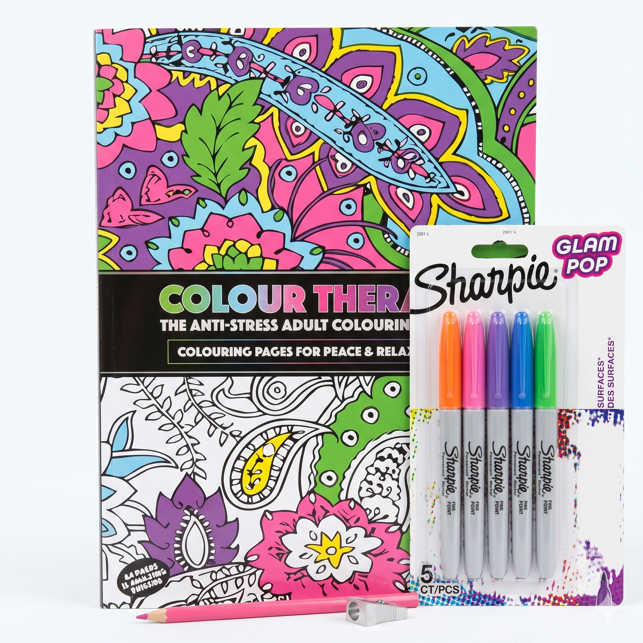 5x Assorted Glam Pop Markers