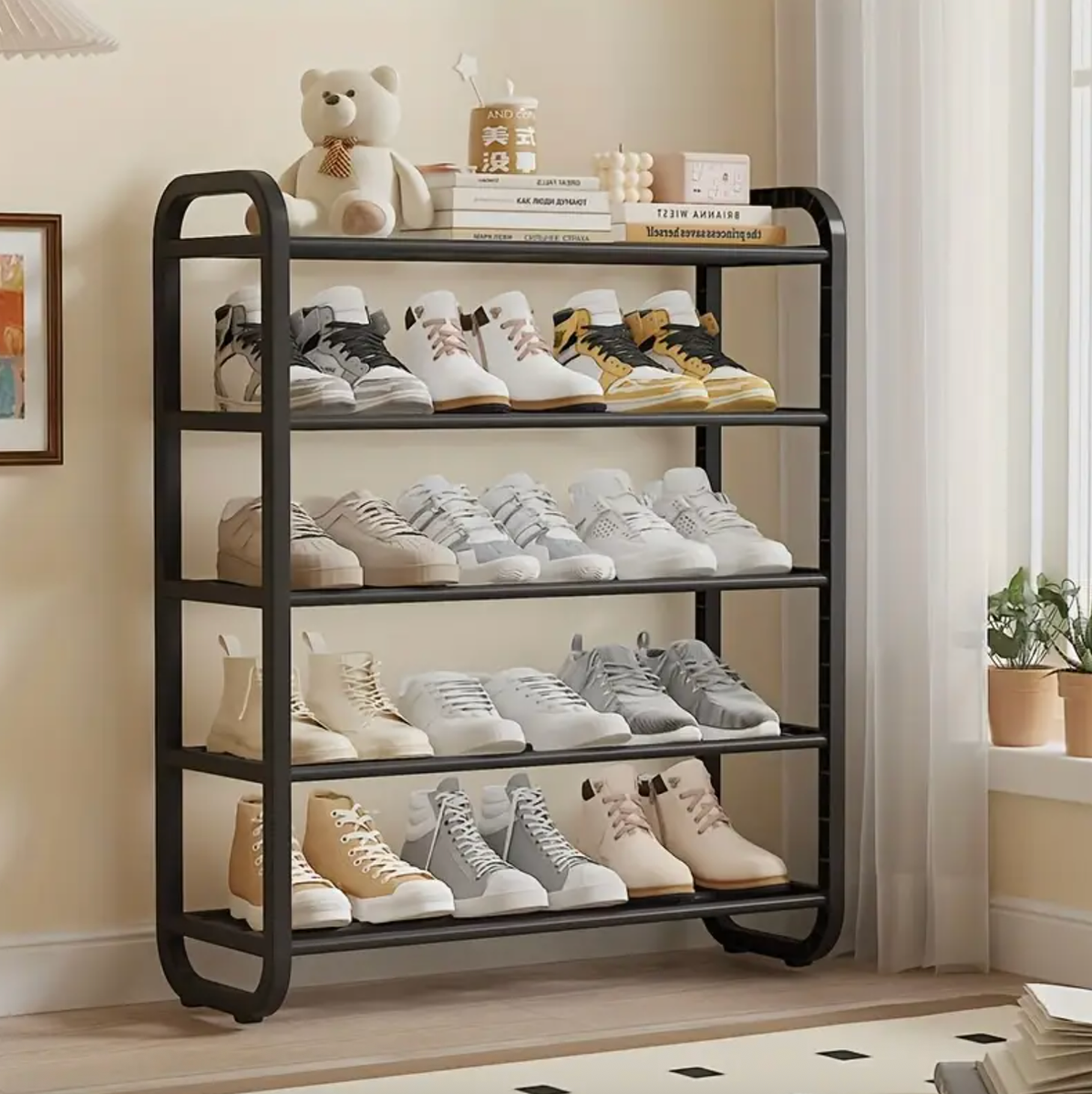5-Tier Space-Saving Shoe Rack