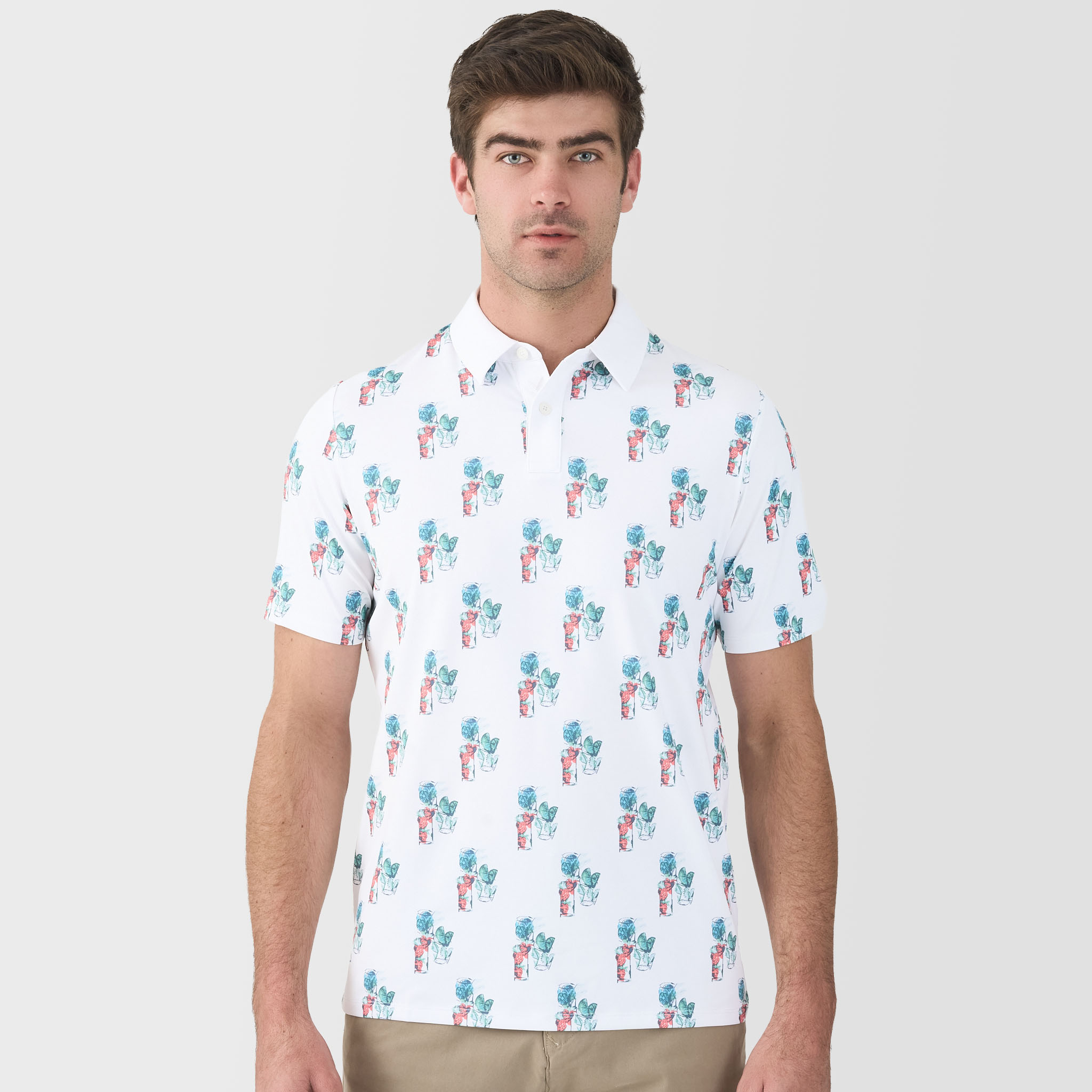 Men's 19th Hole Golf Polo Golf Shirt