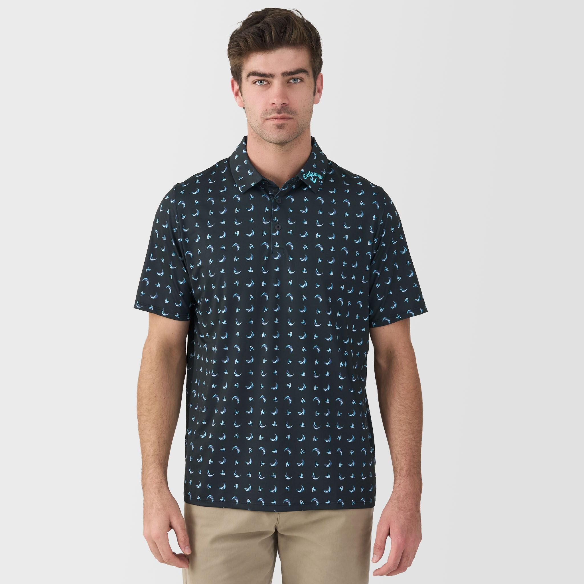 Men's Swing Chevron Polo Golf Shirt