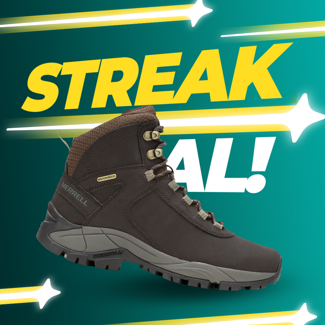 Ladies Vego Mid Leather Waterproof Hiking Shoes
