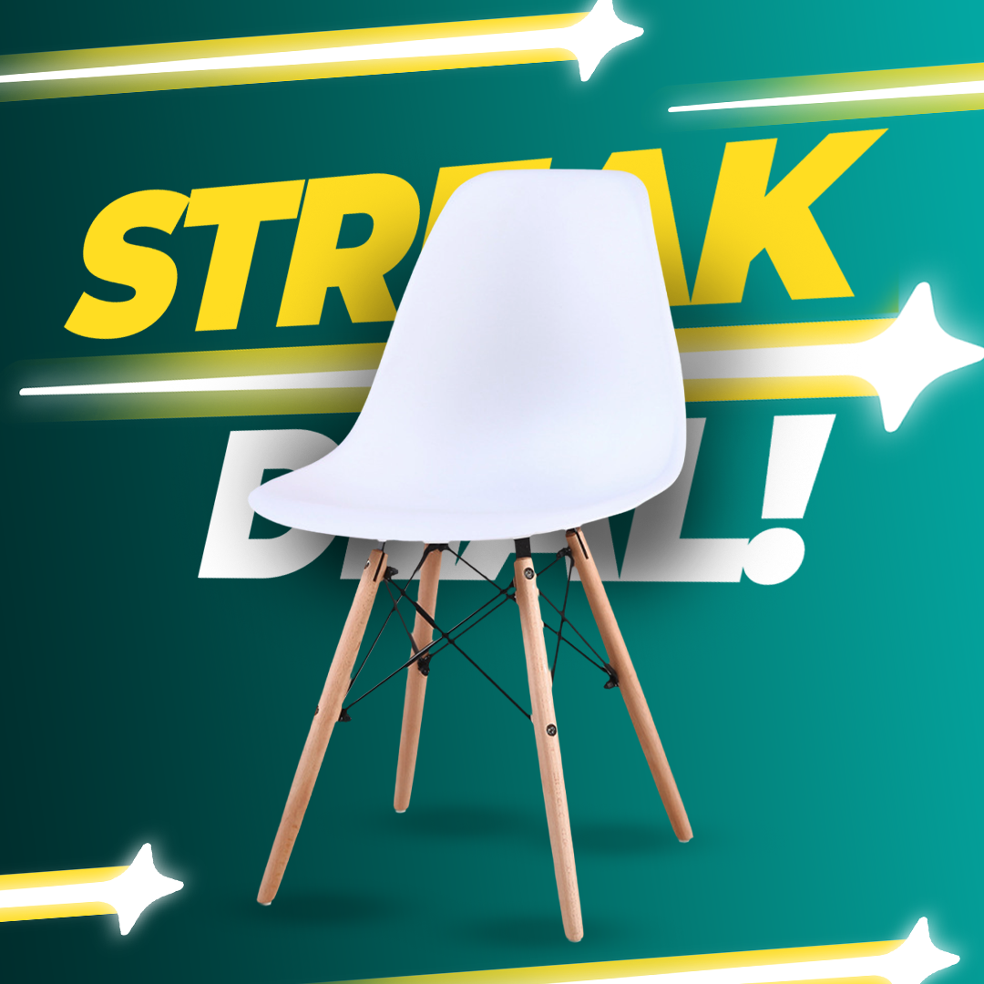 Boudoir 4x Emmy Wooden Leg Dining Chairs — R799 on OneDayOnly (was R2000)