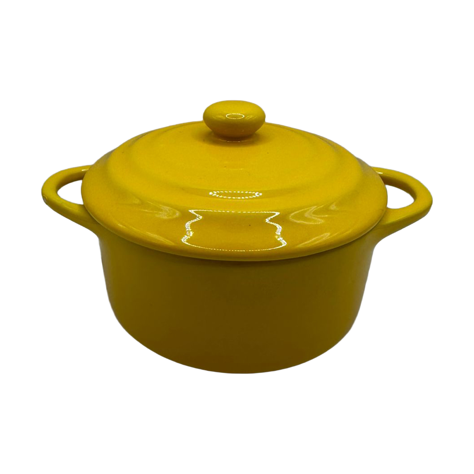 Solid Round with Round Handle - Yellow