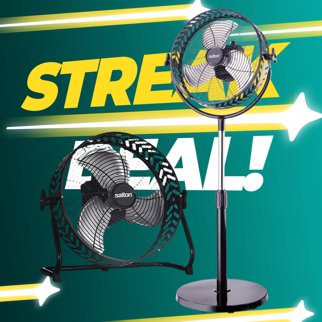 30cm Rechargeable Floor or Pedestal Fan