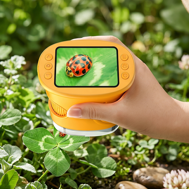 Kids Digital and Educational Handheld Electron Microscope with IPS Screen