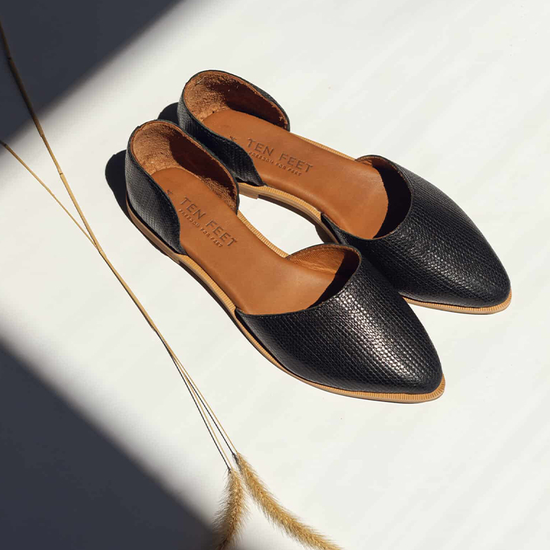 Ladies Genuine Leather Sophie Pumps