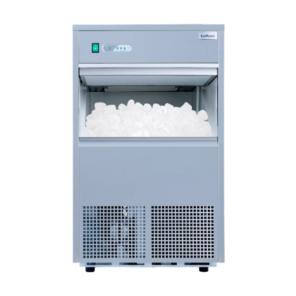 50kg 24Hr Plumbed-In Bullet-Type Stainless Steel Ice-Maker