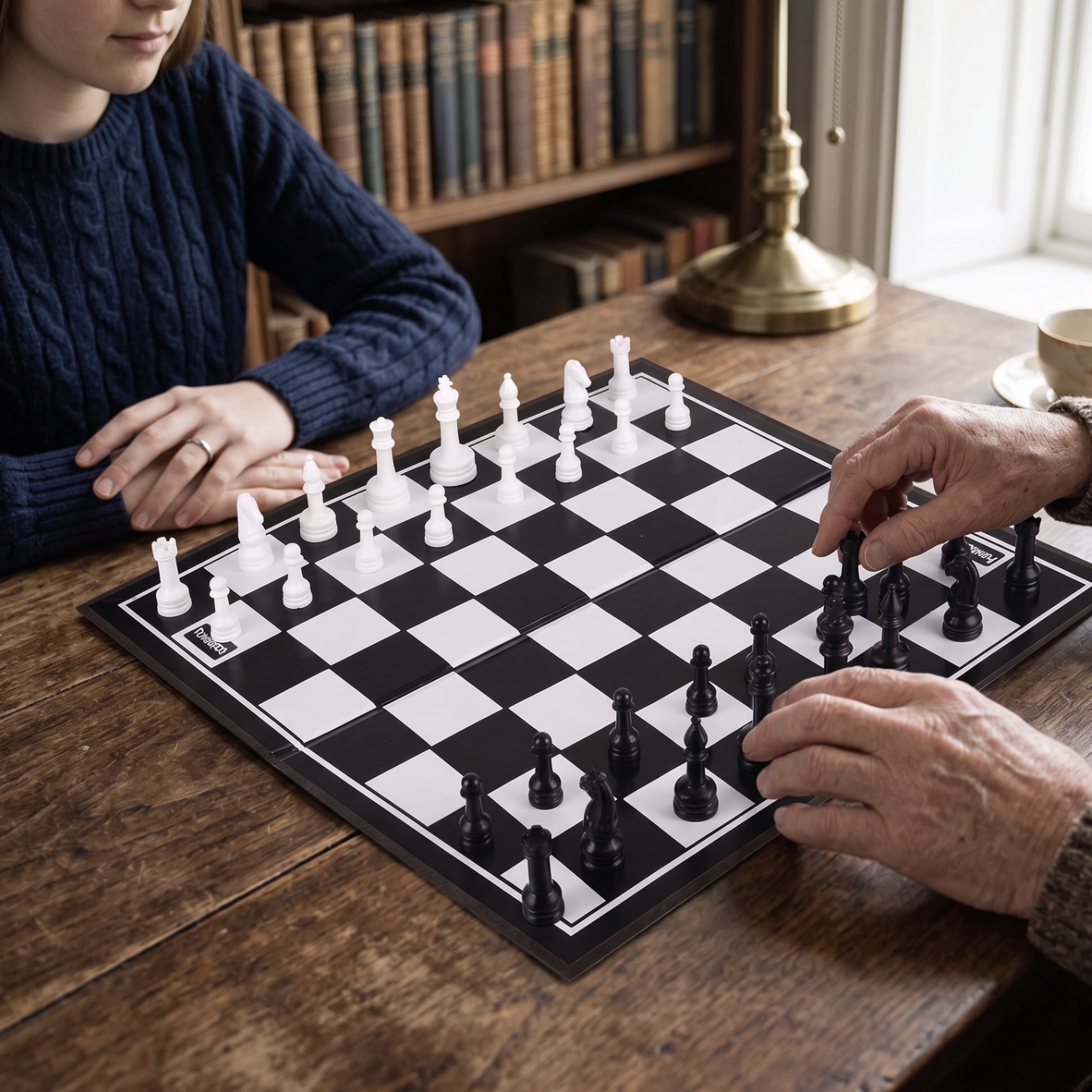 Foldable Chess Board Game