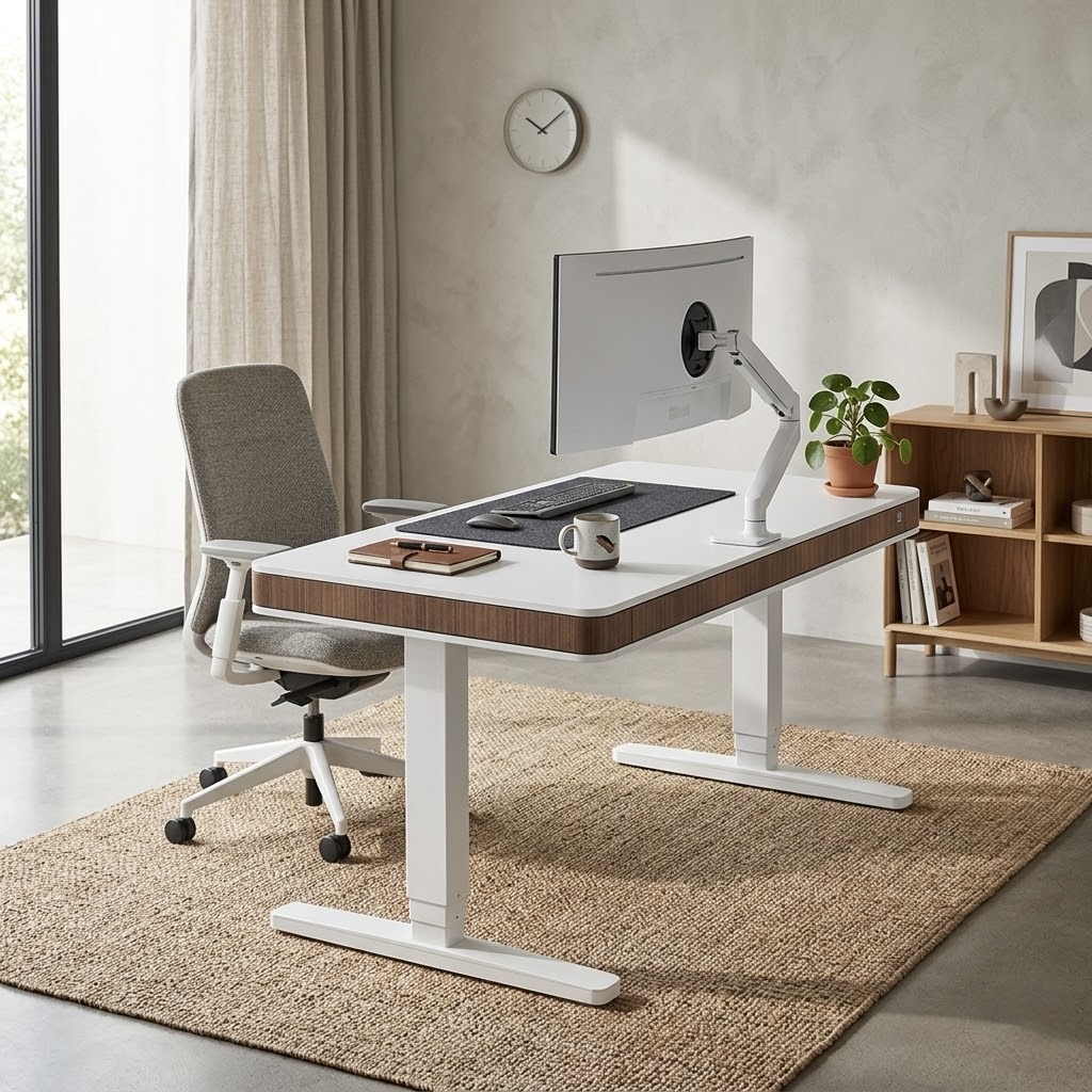 Electric Height Adjustable Sit and Stand Desk