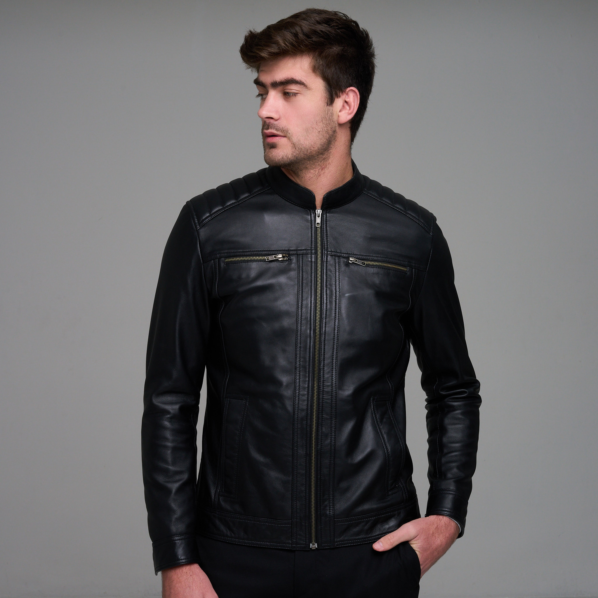 39% off on Men's or Ladies Leather Jacket | OneDayOnly