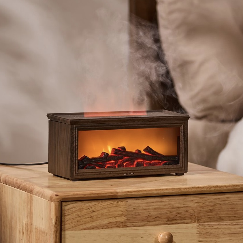 Fire Place Essential Oil Diffuser and Humidifier with Remote