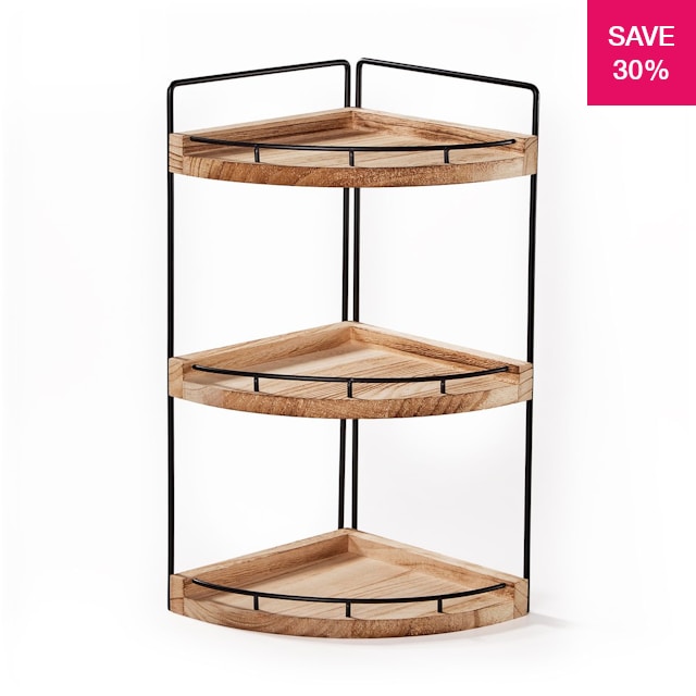 30% off on Tiered Corner Shelf Organiser | OneDayOnly