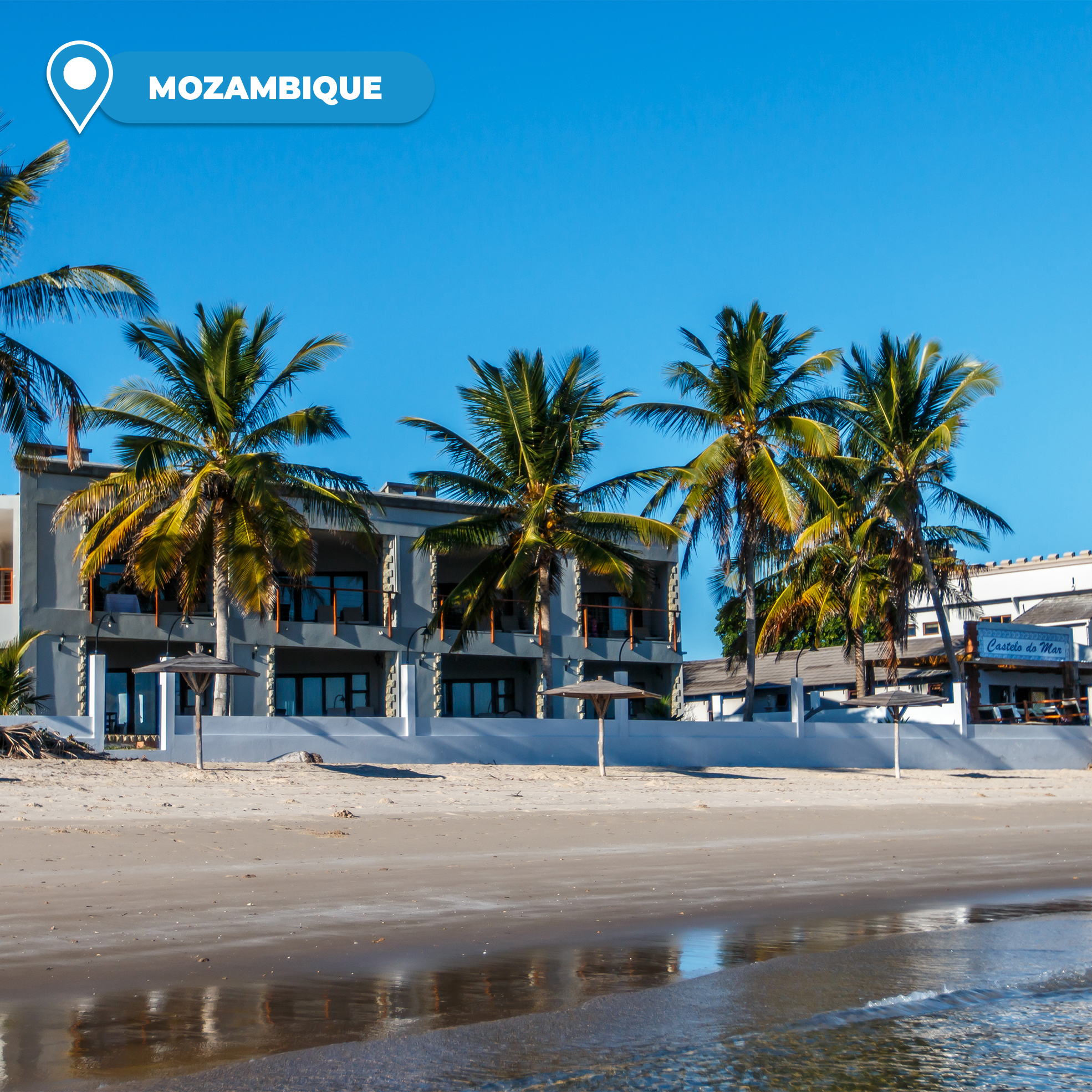 4-Night Stay at 3* Superior Castelo Beach Resort Mozambique