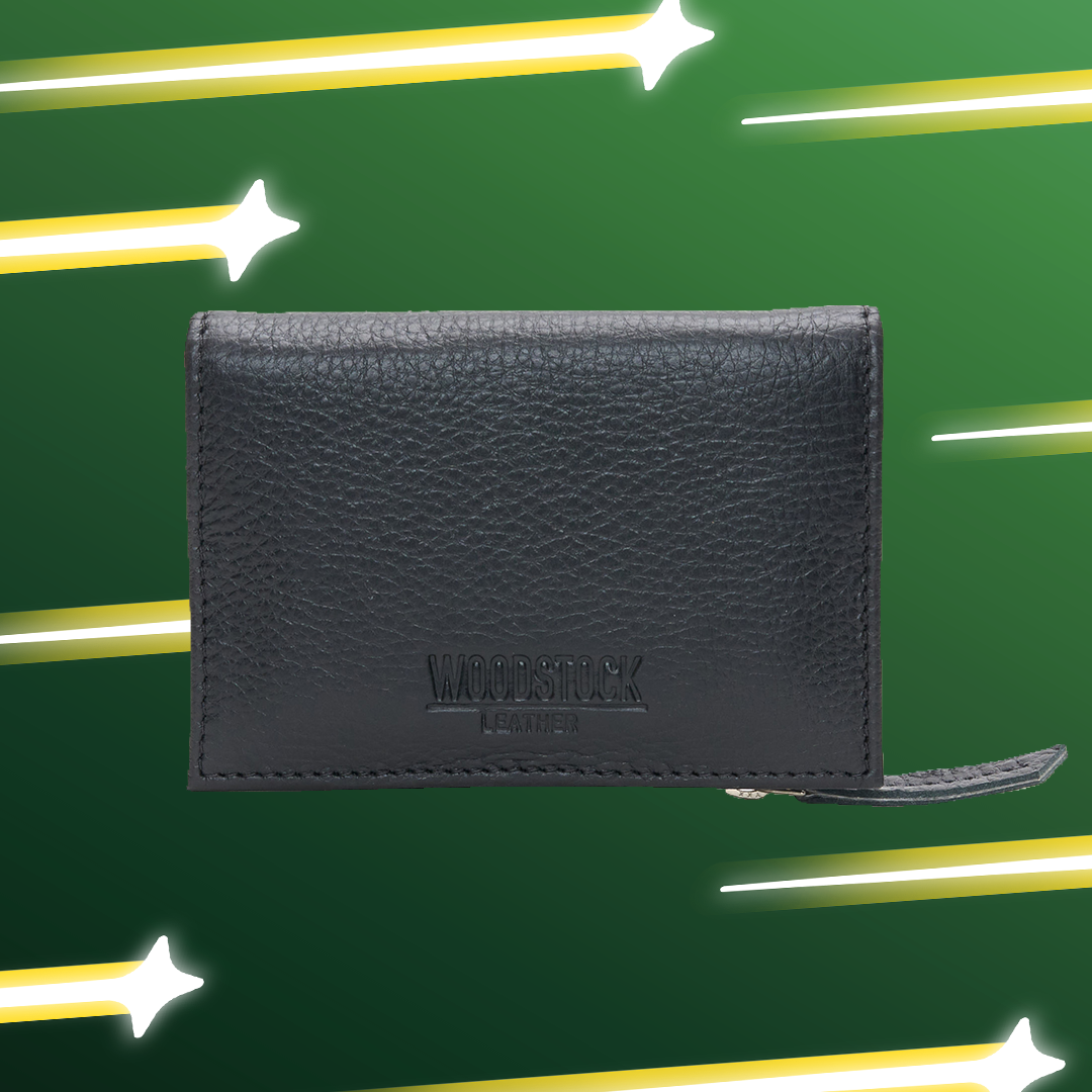 Genuine Leather Compact Sloane Purse with Magnetic Closure