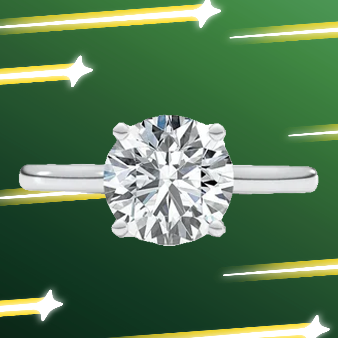 Gold Gem Jewellers Lab Grown Diamond Solitaire Ring — R7799 on OneDayOnly (was R26000)