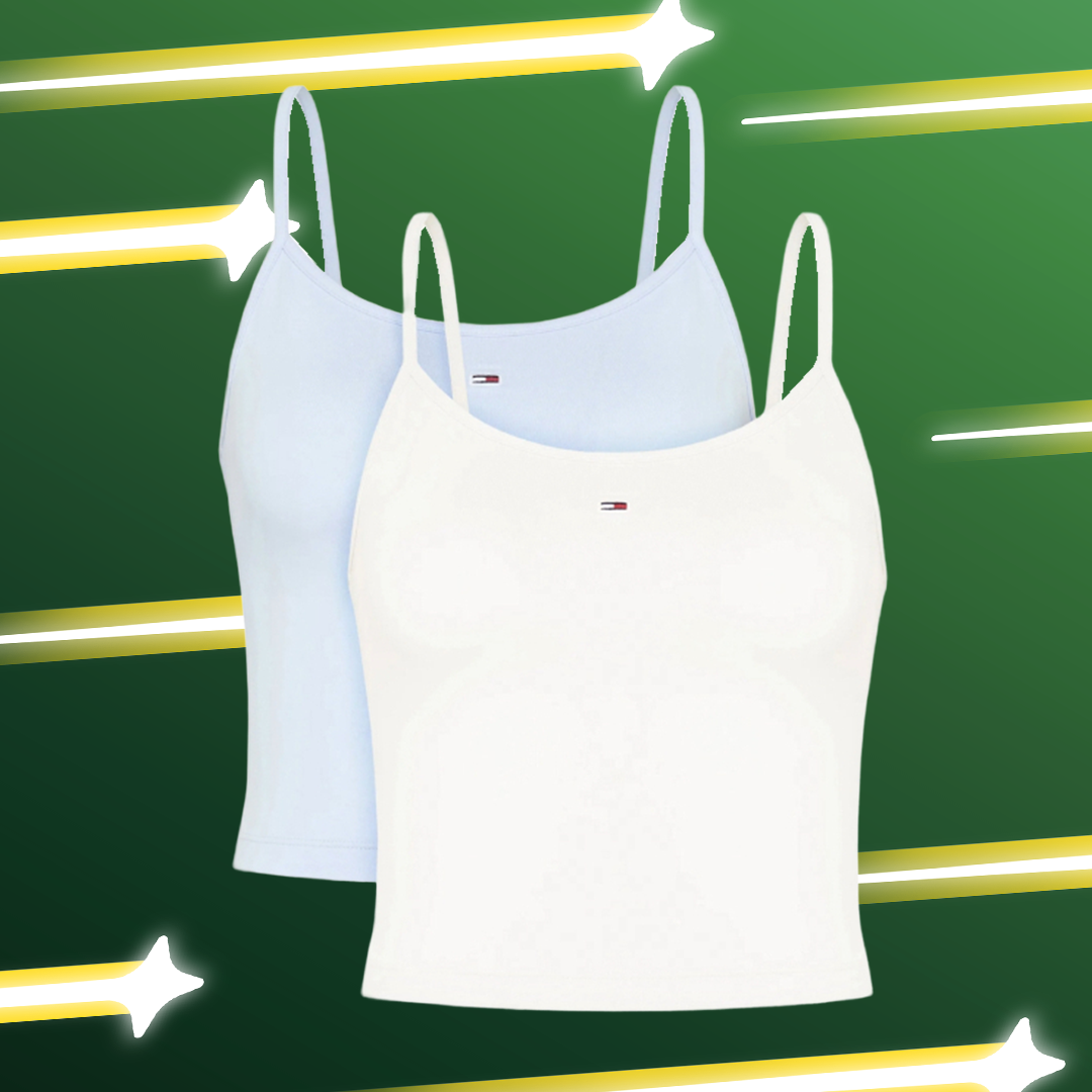 2x Ladies Strappy Tank Tops