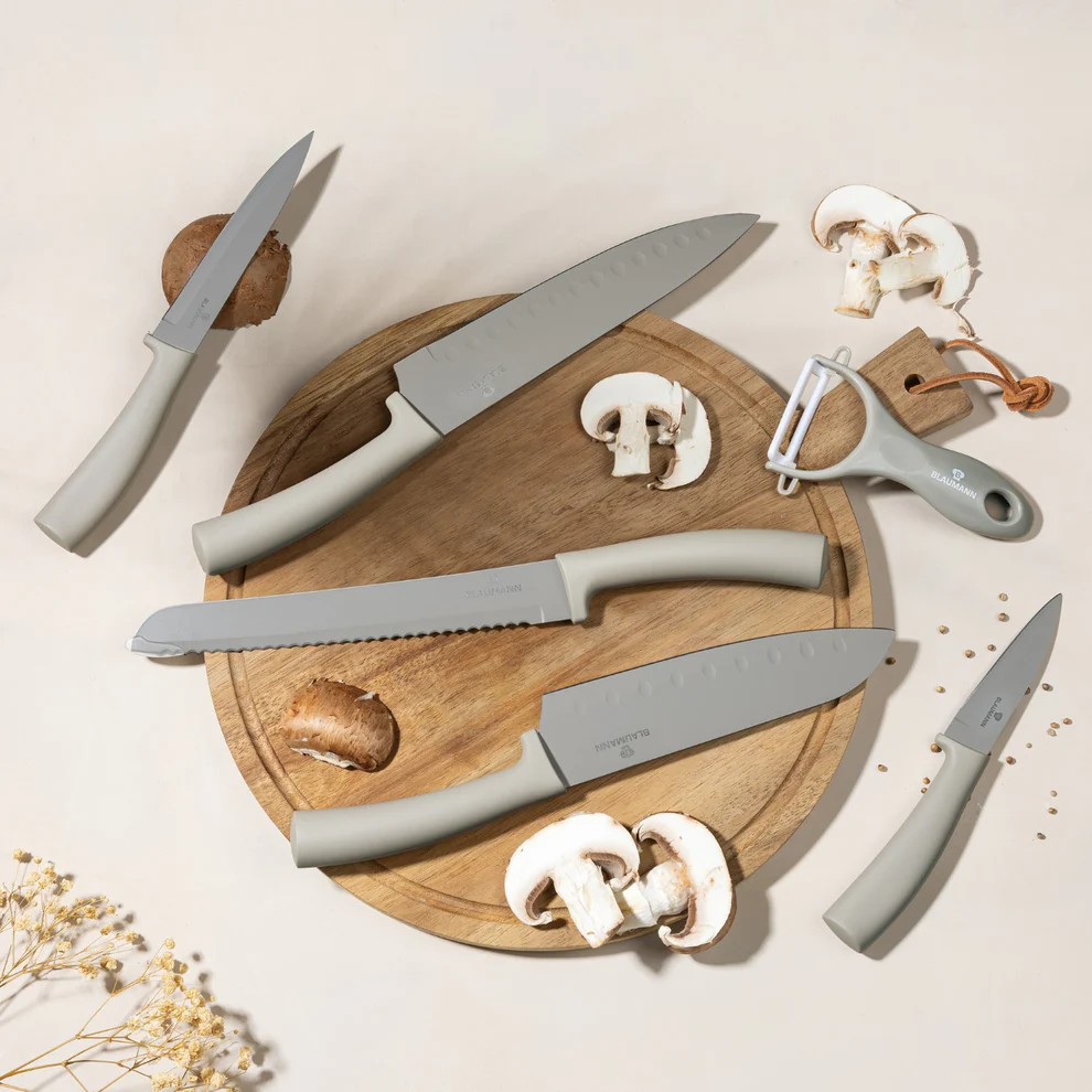 6-Piece Stainless Steel Knife Set