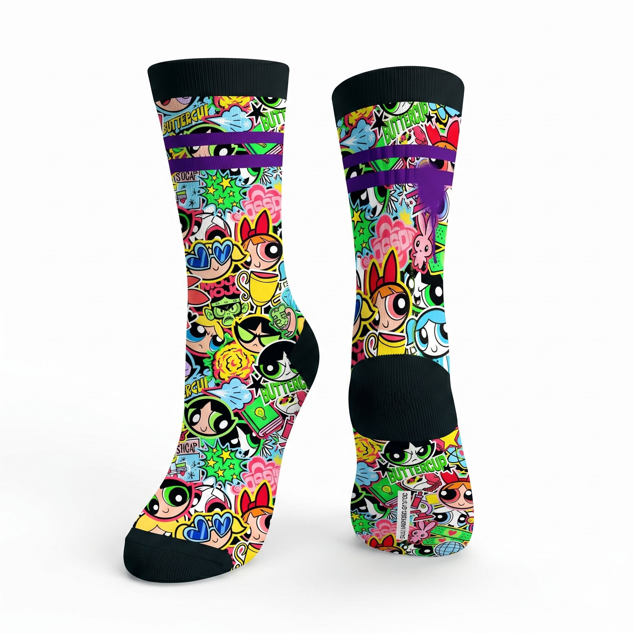 2x Pairs Classics Cartoon Network Socks