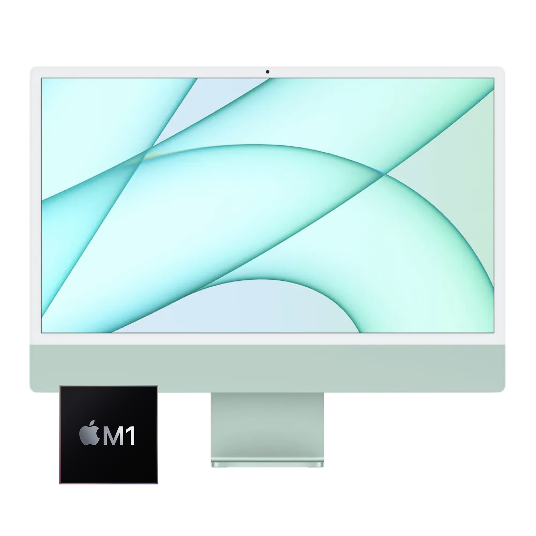 24 Inch iMac M1 chip 8-core CPU 8-core GPU 16GB RAM 256GB SSD