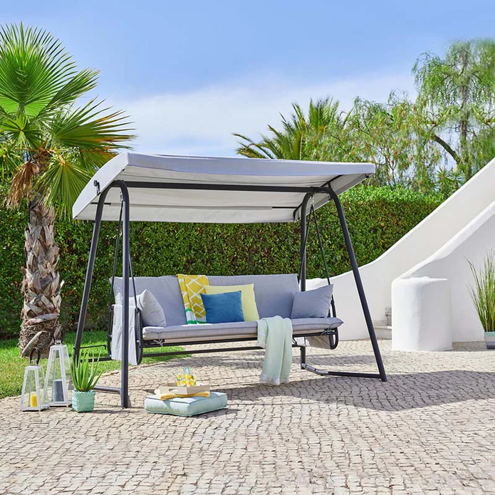 Avila Convertible Swing Daybed with Canopy