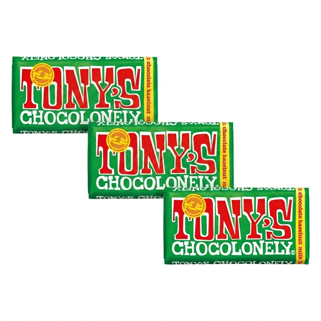 3x 150g Milk Hazelnut Chocolate Slabs